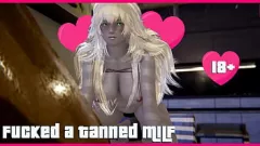 Abspielen 3D-Hentai-MILF wird von einem großen schwarzen Schwanz gebumst
