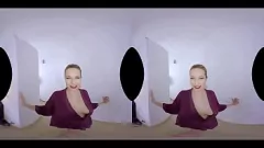 تشغيل تجربة VR الشرجية المكثفة لـ Nikky Dream مع شبكة صيد السمك ووظيفة القدم