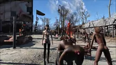Abspielen Extreme BDSM Mode in Fallout 4 mit sexy Teen Brewrunette